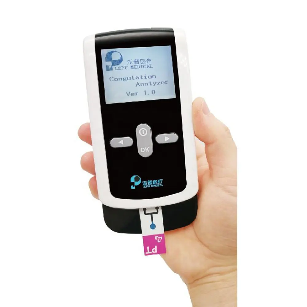 lepu-portable-poct-pt-inr-blood-testing-equipment-handheld-rapid-test-blood-coagulation-fingertip-blood-coagulation-analyzer