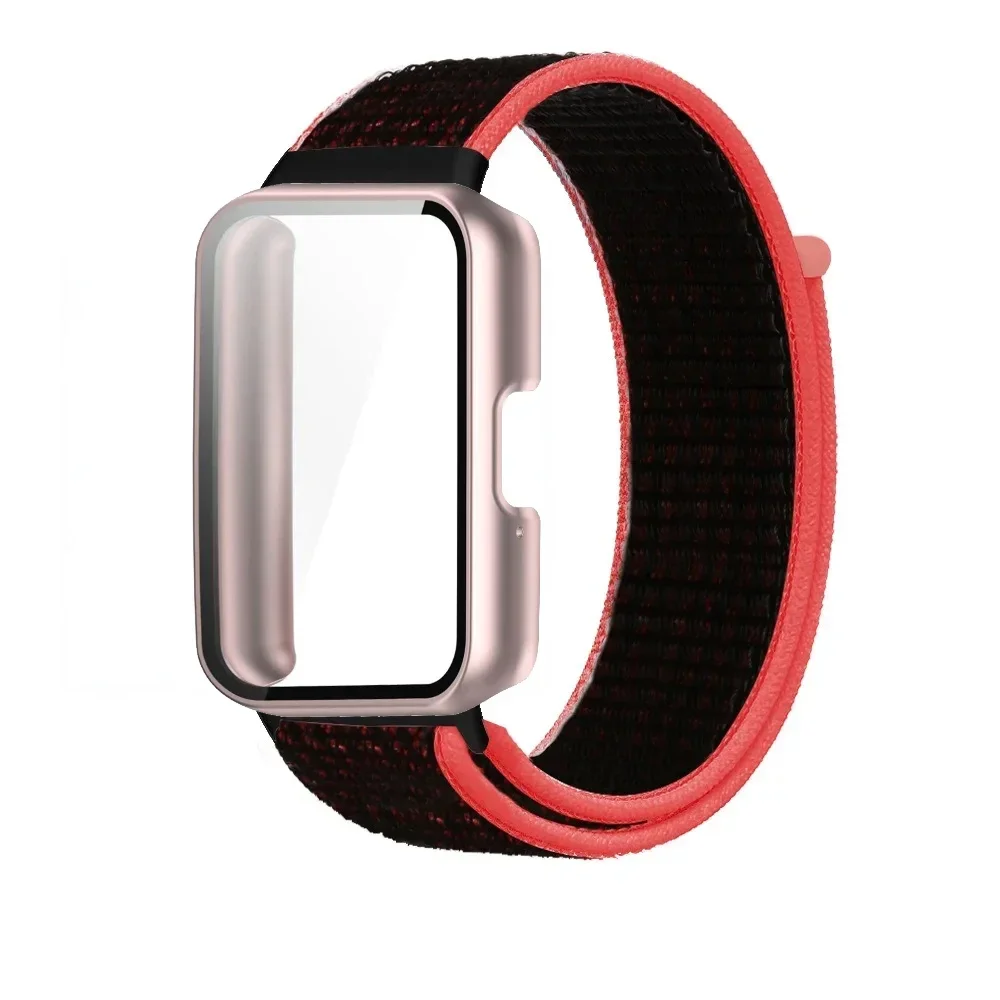 Premium Protector Case and Band Kit with Nylon Loop Strap and Glass Protective Shell