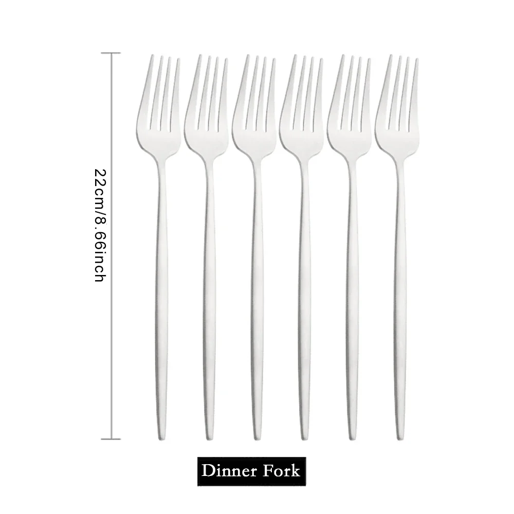 6Pcs Dinner Fork