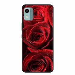 Black Silicone Shockproof Soft Phone Case - Enhanced Protection and Style for Nokia C12 Plus (B06.CH.199)