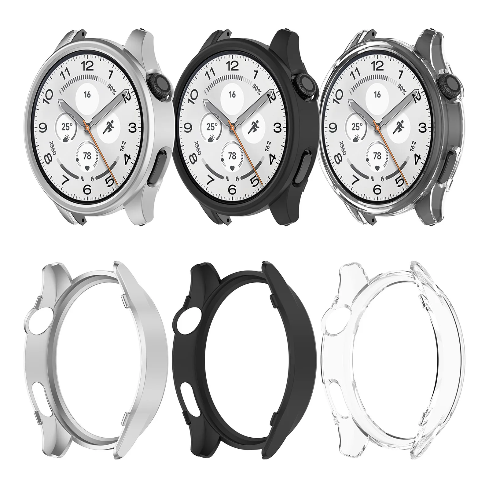 Durable Shockproof Protective Case Bumper for Smart Watch - Gym Workout Accessory
