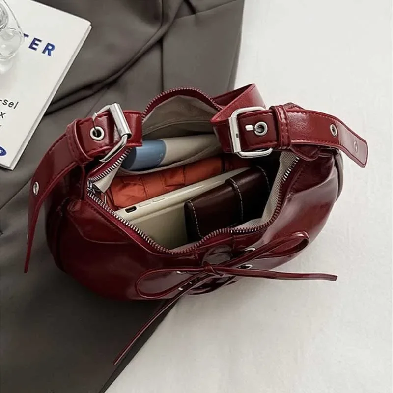 Shoulder Bag for Women Girls Trendy Evening Clutch Purse Pu Leather Under the Arm Purses Slings Bag Handbag Saddles Bag bolsos