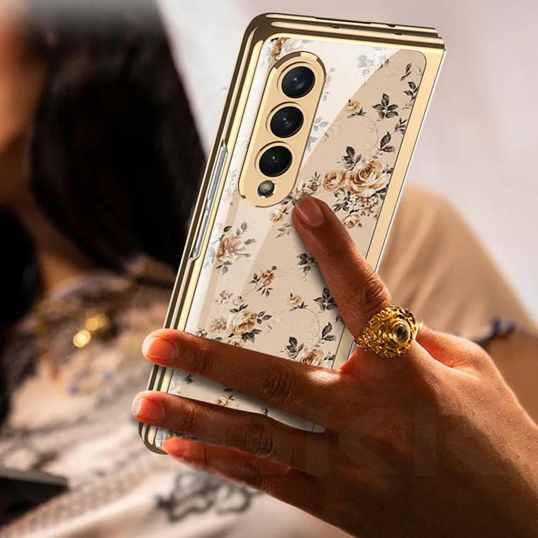 

Чехол GKK из закаленного стекла для Samsung Galaxy Z Fold 4 5G, покрытие, рамка, задняя крышка, защита для Galaxy Z Fold4, чехол