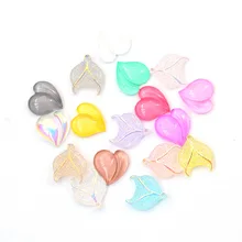 

3D Cute Aurora Fox Peach Resin Nail Art Decorations Rhinestone for Nails Glitter Jelly Ornaments DIY UV Gel Manicure Accessories