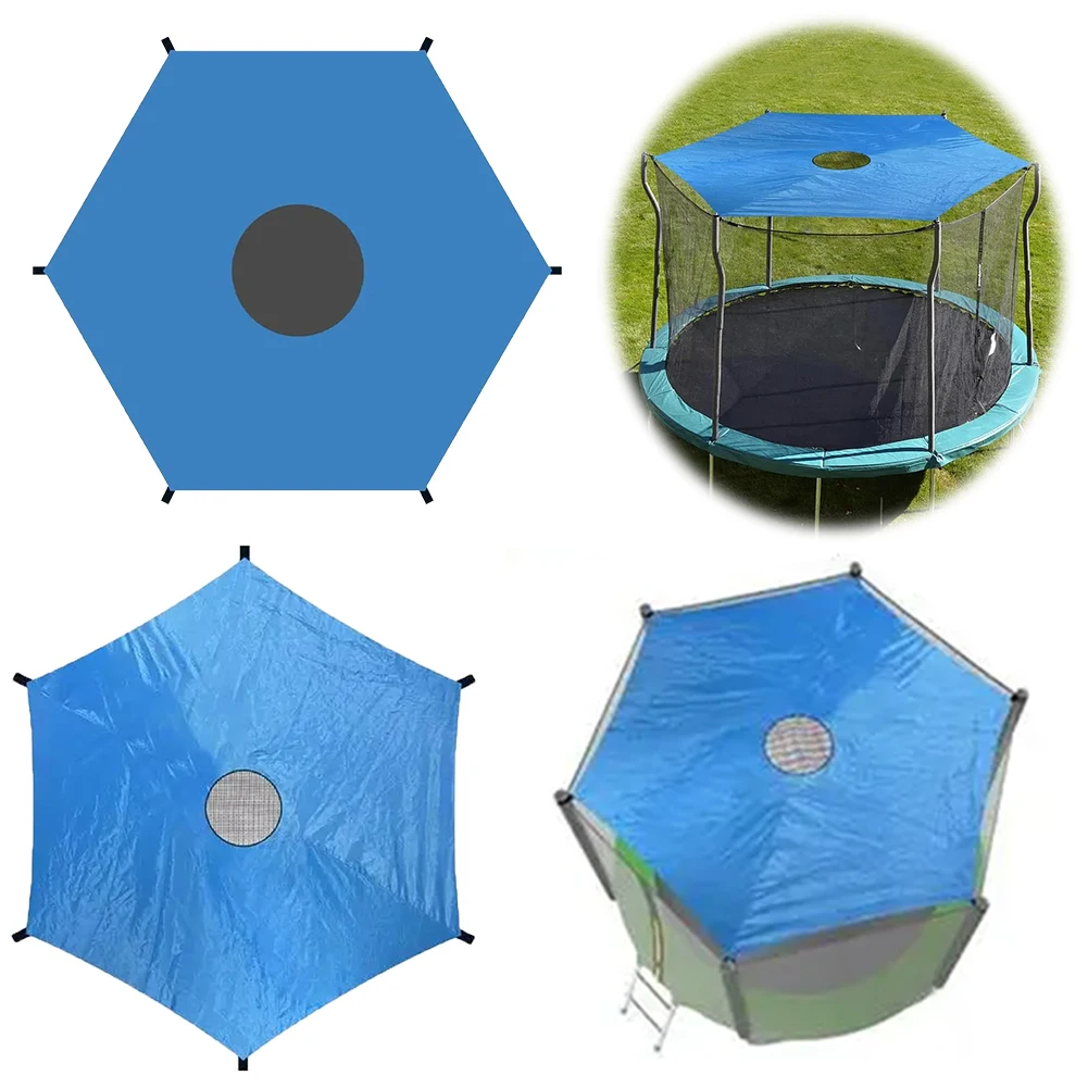 Trampoline Cover Sun-Protection Trampolines Canopy Trampolines Sunshade Accessories For Outdoor Backyard Playground 6/8/10ft trampoline protective cover