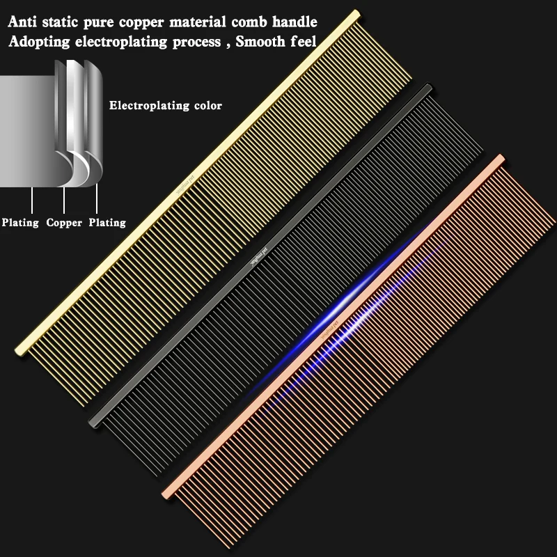 Pet Piano Comb Pick Hair Open Knot Comb Hair Long haired Cat Remove Floating Dense Teeth Sparse Teeth Dog pet hair comb