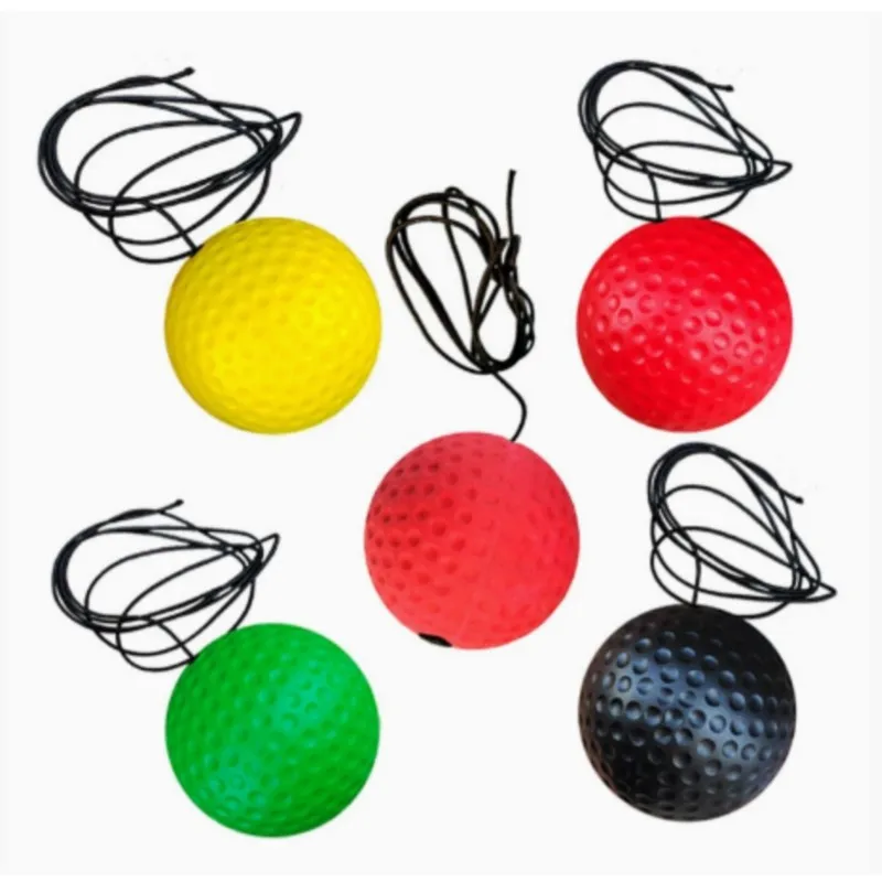 Head-mounted boxing reaction ball 6.3cm diameter rubber ball PU Foam tennis Muay Thai Boxing speedball Training