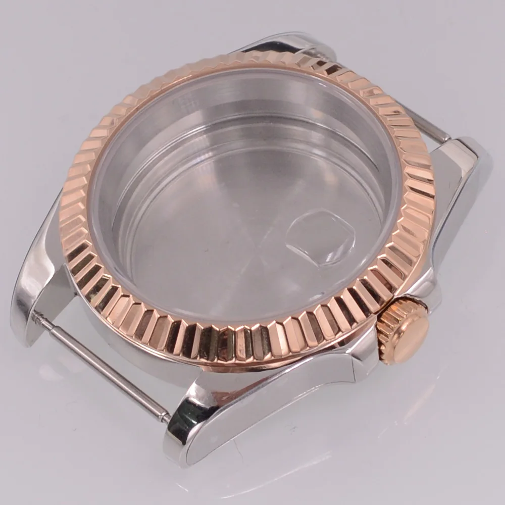 Cassa Dell'Orologio Da 40Mm Vetro Zaffiro Adatto Al Movimento Seiko Nh34 Nh35 Nh36 Pt5000 Eta2824 St2130