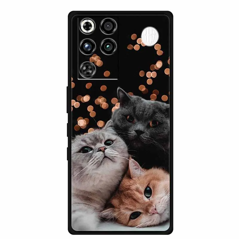 Sleek Black Silicone TPU Phone Case - Durable and Soft Back Cover