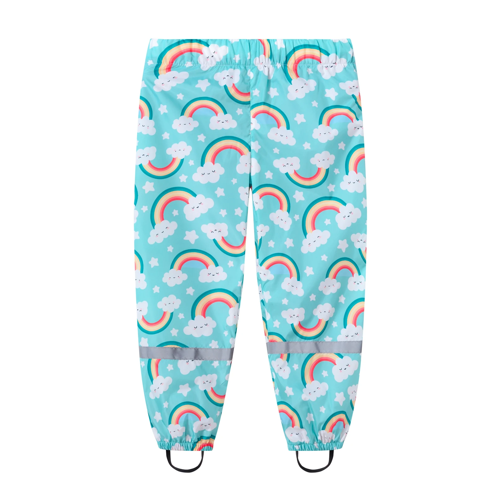 Girls Pants Boys Pants Kids Pants Boys and girls cute printed elastic waist pedal Joker casual pants waterproof