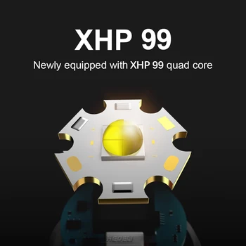 5000LM Self-defense Flashlight Zoom Rechargeable Lamp 18650 Tactical Flashlight Waterproof Outdoor Self Defense Hunting Camping 3