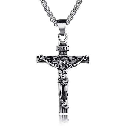 Premium Cross Necklace for Women 18k Gold Plated Trendy Gold Cross Pendant Chain for Girls Crucifix Necklace for Women Girls - Image 8
