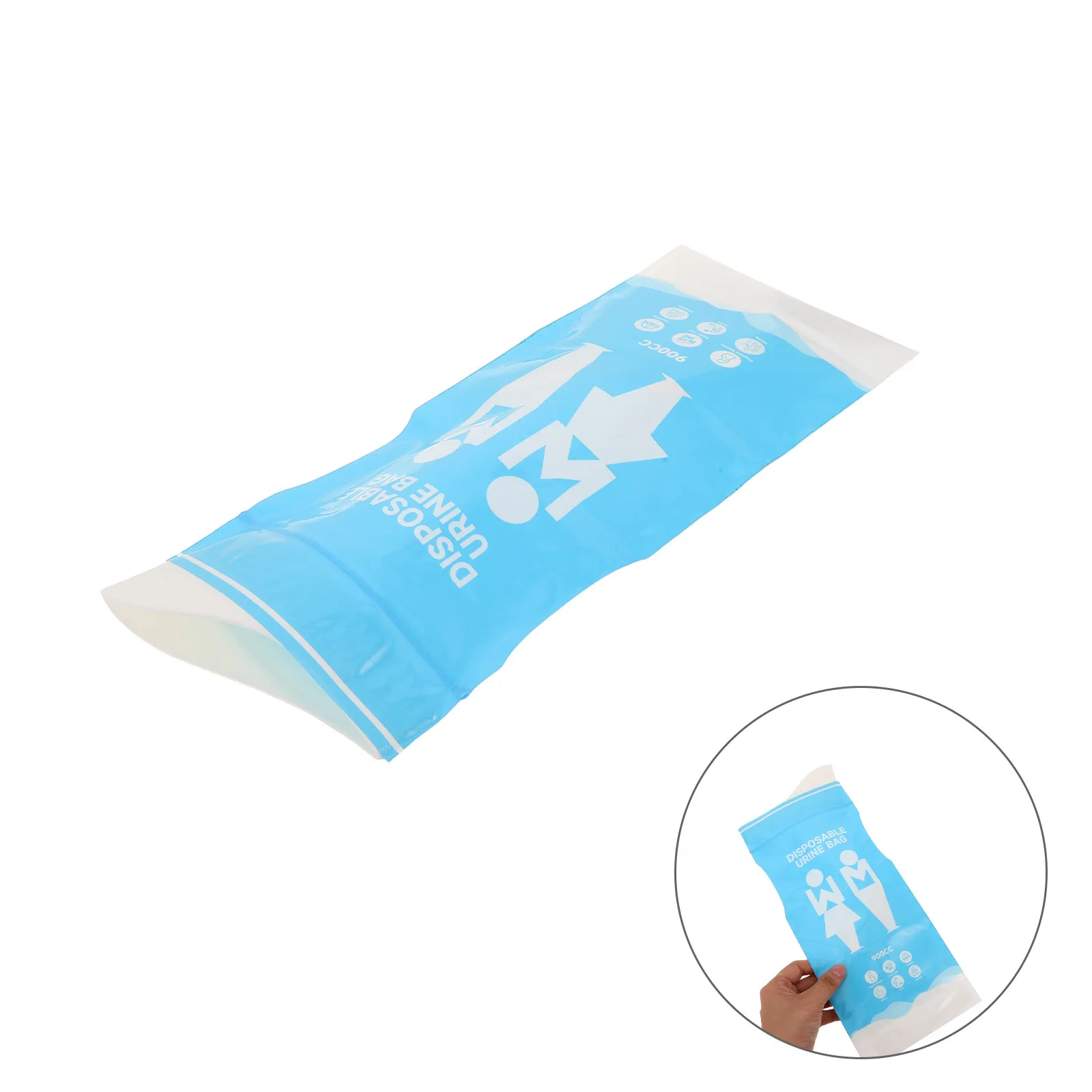 20Pcs 응급 화장실 가방 자동차 소변기 일회용 휴대용 여행 오줌 가방 누출 방지 편리한 도로 여행 캠핑 남성 여성
