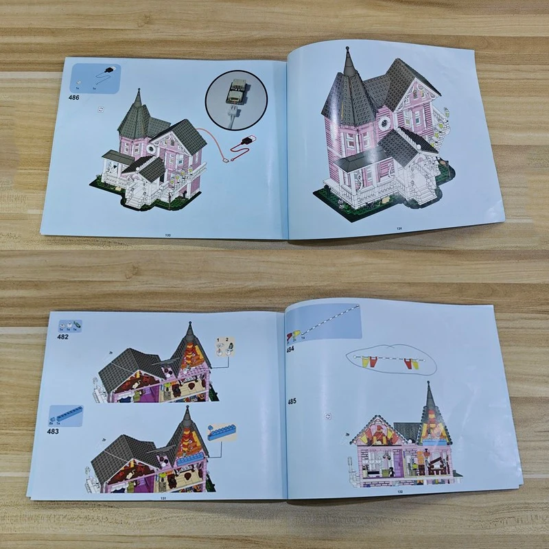 סט בניית דירת הארמון הוא רעיונות מודל אדריכלות צעצועים לילדים ולבנות מתנות לחג המולד