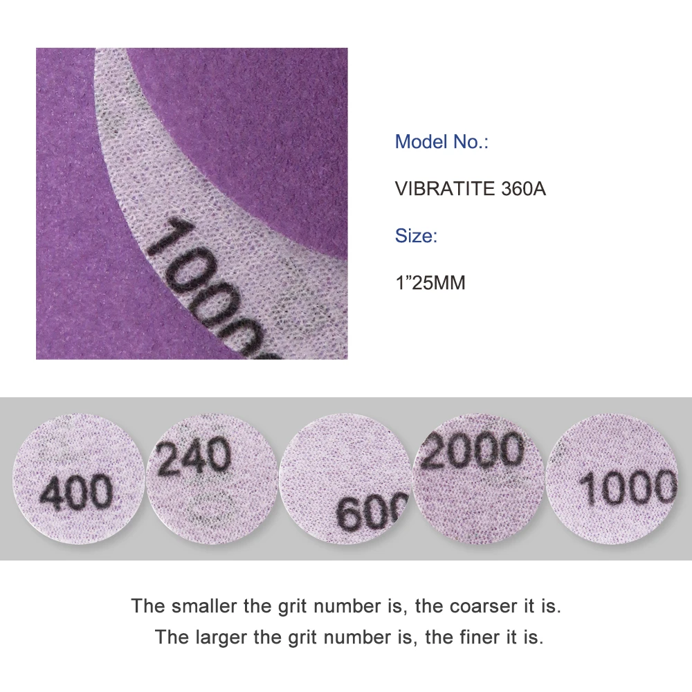 1 Inch Purple Sandpaper Kit 50/100/150 Pcs 60-10000 Grit Hook&Loop Professional Aluminum Oxide Sand Paper For Car Wood Metal,sanding discs,sandpaper set,polish sand paper,sandpaper tools,mini sandpaper kit
