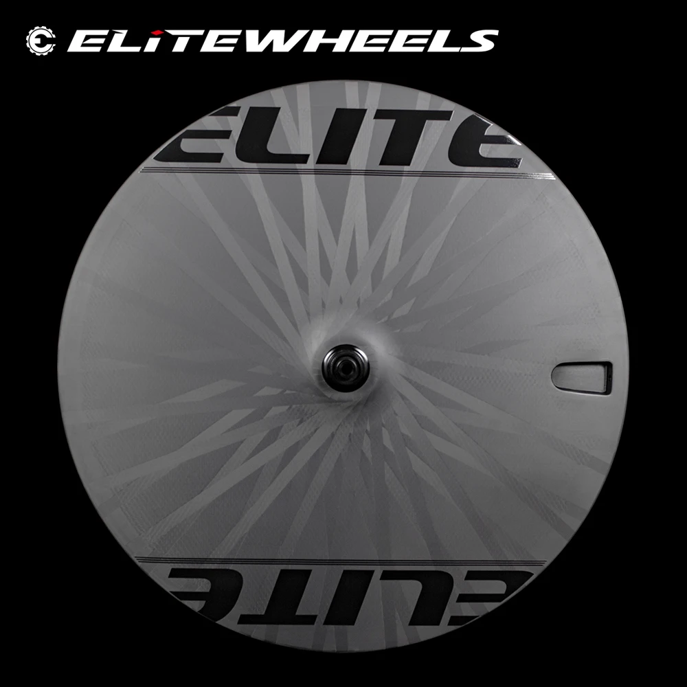 Elitewheels Triathlon Disc Carbon Wheelset 700c 25mm Wide Tubeless