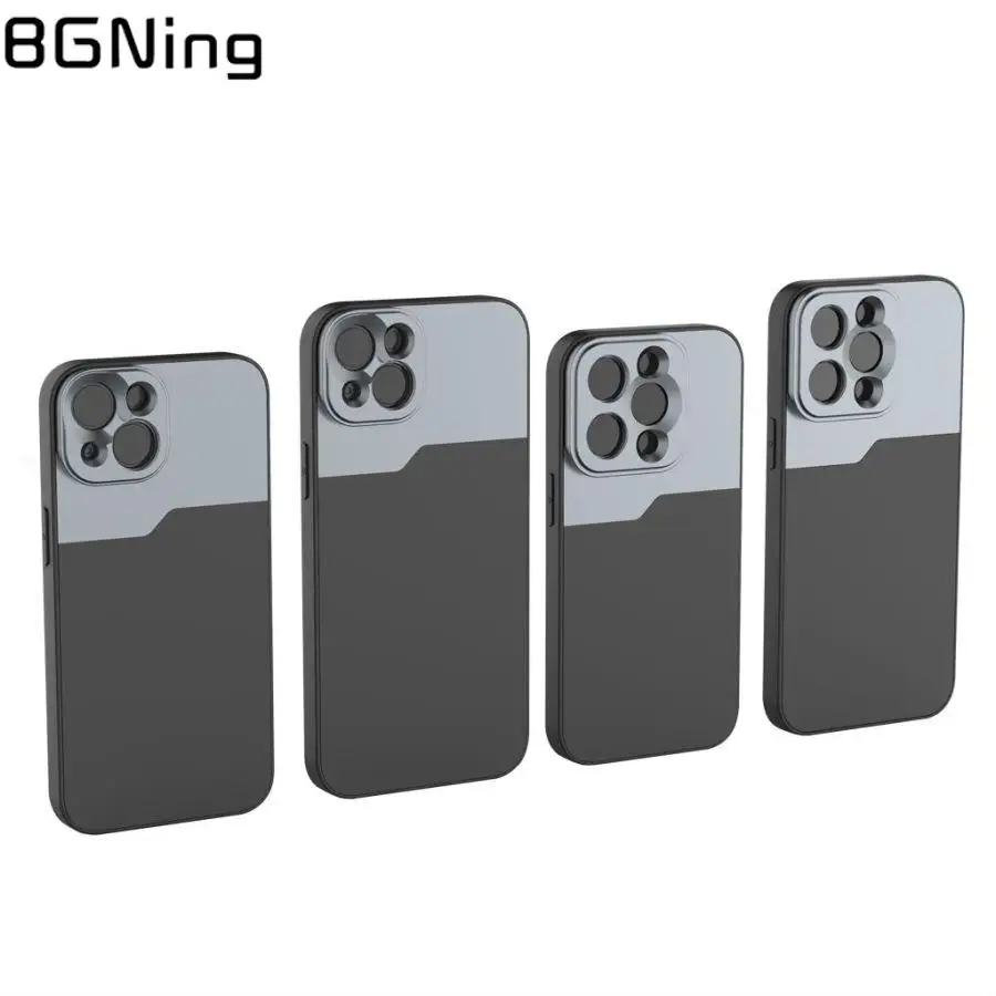Mini Vlog Protective Mobile Phone Case with Anamorphic Macro & Wide Angle Lens Mount