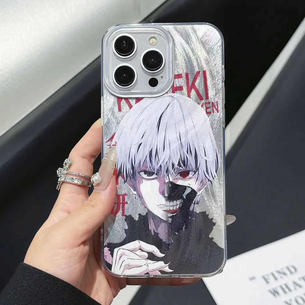 Anime Tokyo Ghoul Feather Texture Hard Phone Case