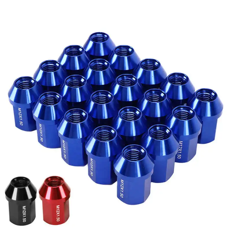 Wheel Lug Nut Rustptoof M12x1.5 Car Parts Closed End 35mm Replacement