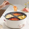 220V 4 Flavor Electric Hot Pot 6L Household Multifunctional Food Cooking Machine Hotpot Multi Cooker 6