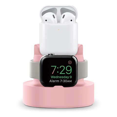 Charge Stand Holder Station for Apple Watch Series 7 6 5 4 Charging Stand Bracket Base Smart Accessories 38 40 42 44 mm