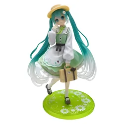 Hatsune Miku Anime Figurine - Fashion Country Version 20cm Cute Kawaii Girl Action Figure - Adorable Desktop Decor (No box)