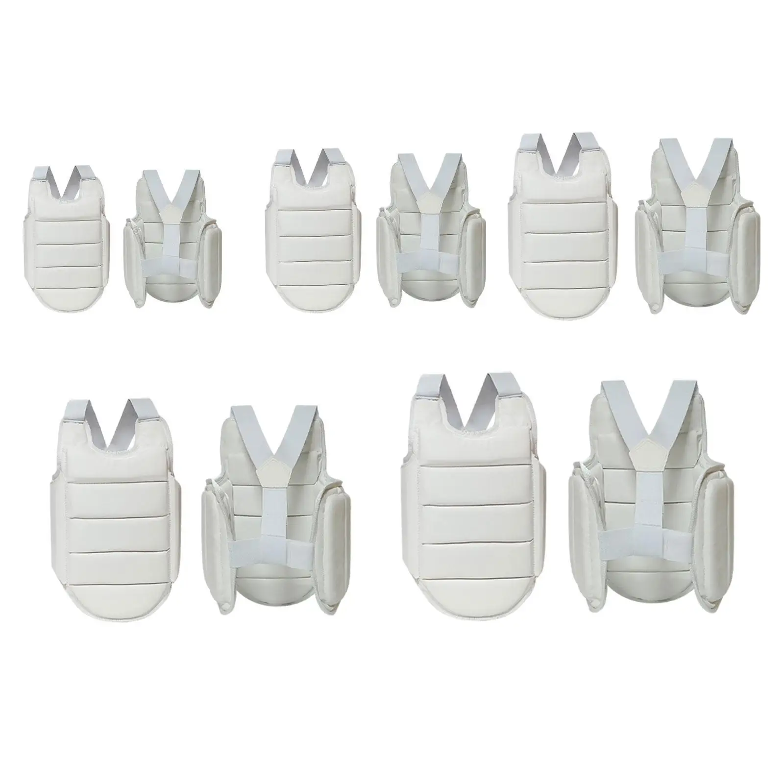 Karate Chest Protector PU EVA Taekwondo Protector for Football Sanda Boxing