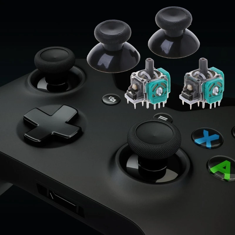 Joystick Replacement Joystick Module 3D Analog Joystick Sensor Module Potentiometers & ThumbStick For Microsoft Xbox One S X Series Controller