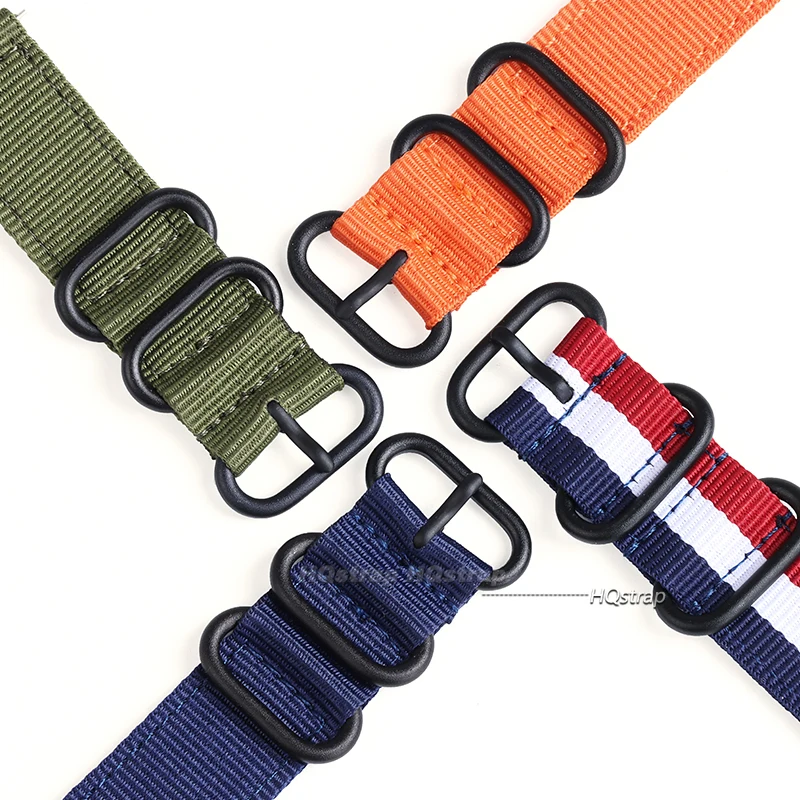 Woven Nylon Universal Watch Strap – Quick Release Fabric Wristband