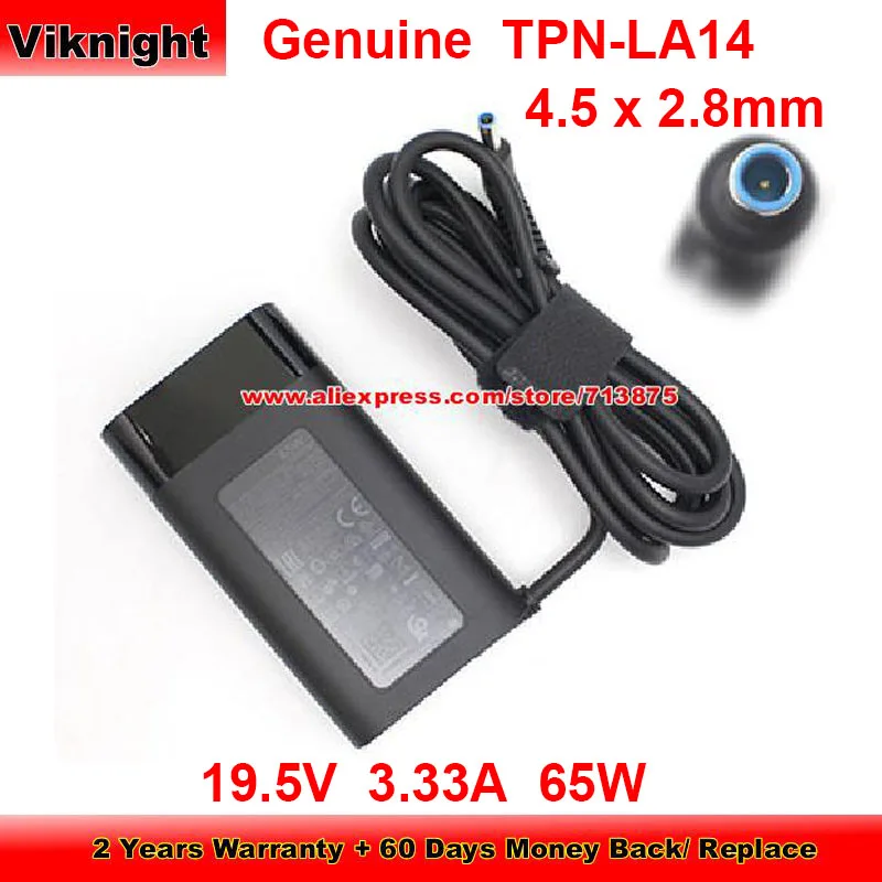 

Оригинальный TPN-LA14 Ac адаптер 19,5 V 3.33A 65W зарядное устройство для Hp Envy X360 13-AY 15-ed1003ca 17-cg1008ca 13-AQ0045CL 4,5x2,8 мм наконечник