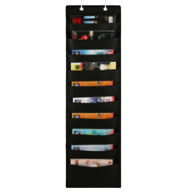 Dokumentum Függő Tároló Táska Oxford Ruhás Zsebtáblázat Fájl Összecsukható Tartó Lépcsőzetes Szövet Szervező Irodához - Image 4