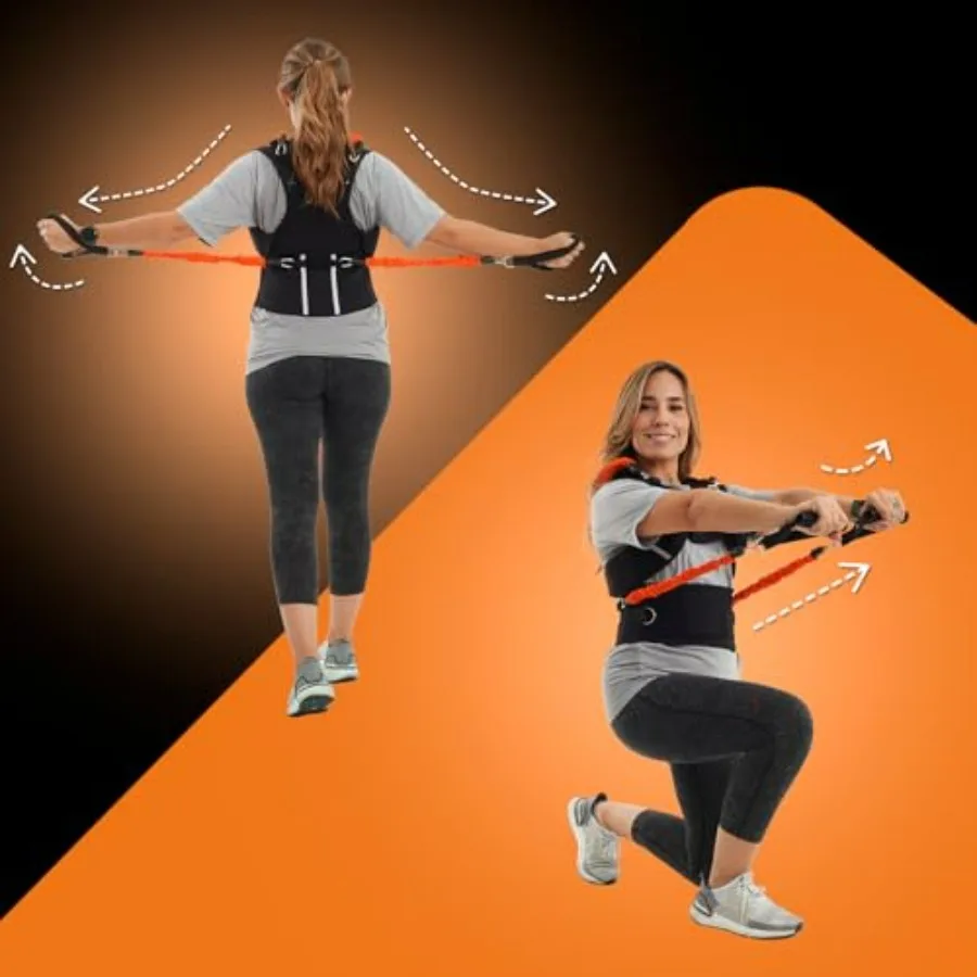 3-in-1 Multifunctional Vest - Muscle Strength and Posture Correction - Upper Body Fitness Equipment, Waist Trainer