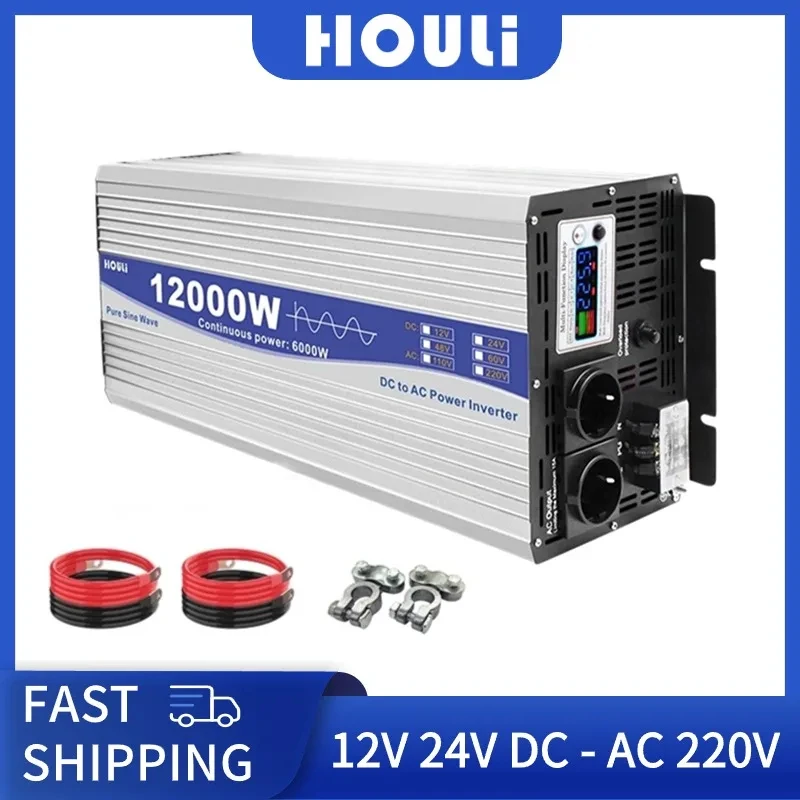 3500W 4500W 5500W 6500W 8000W Wechselrichter 12V 24V 48V 60V 72V Auf 230V Reiner Sinus