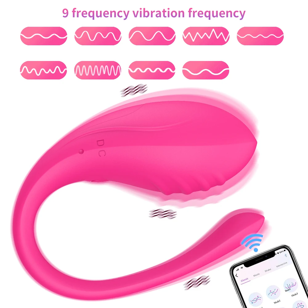 Vibrador inalámbrico de punto g para mujer, vibrador con bluetooth, aplicación de control remoto, uso de huevo, clítoris