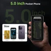 Unihertz Jelly Max,5G Mini Smartphone Android 14,12GB 256GB,Dimensity 7300,5-inch Screen,IR Blaster, 4000mAh,00MP Camera,NFC 3