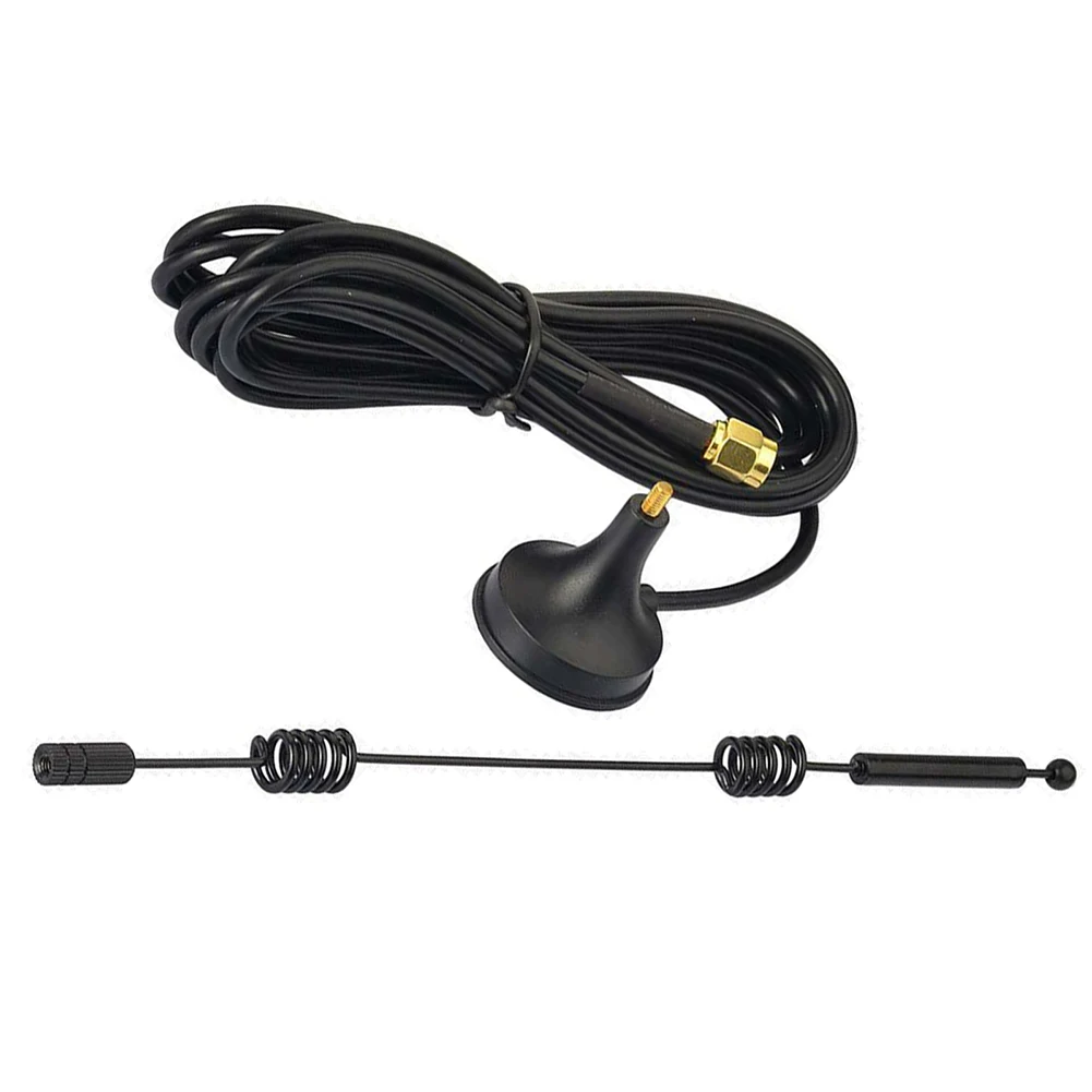 

1pc Antenna External 12dBi Dual Band 2.4G/5.8GHz Wireless WiFi Sucker Antenna SMA Male Magnetic BaseDouble Helix Signal Antenna