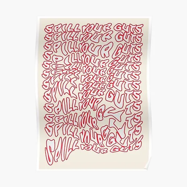 

Spill Your Guts Design Poster Mural Funny Painting Print Wall Home Picture Decoration Modern Vintage Art Decor Room No Frame