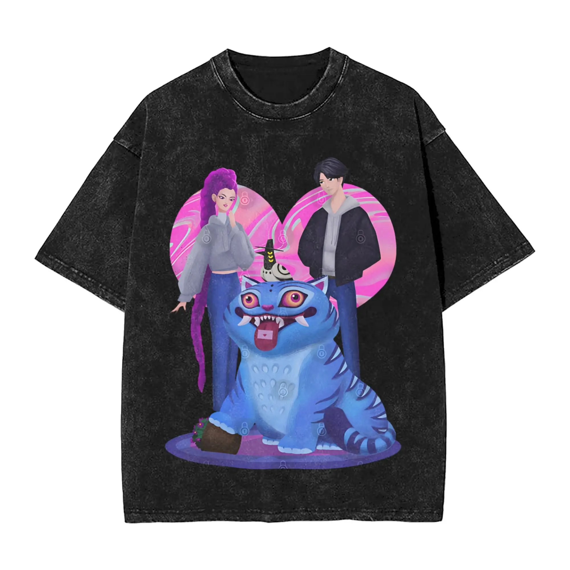 Tuta K-Pop Demon Hunters - Felpa Con Cappuccio Unisex Stampa Cartone Animato