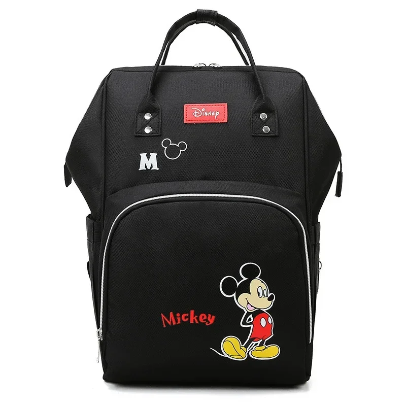 Disney Mickey Mouse Cartoon Diaper bag Backpack Shoulder Bag Minnie Multifunctional Large Capacity Handbag Schoolbag diaper bag diaper backpack