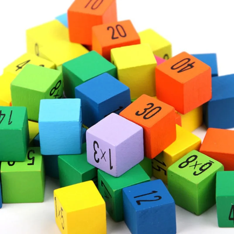 Montessori 99 Multiplication Table Children Maths Study Articles For Use Kid's Early Education Puzzle Arithmetic Subsidiary Toys 5