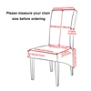 Waterproof XL Size Chair Cover Stretch Dining Seat Cover With Back Long Back Cover Chair Washable For Home Wedding Hotel Banquet 2