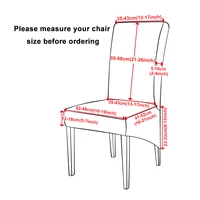 Waterproof XL Size Chair Cover Stretch Dining Seat Cover With Back Long Back Cover Chair Washable For Home Wedding Hotel Banquet 2