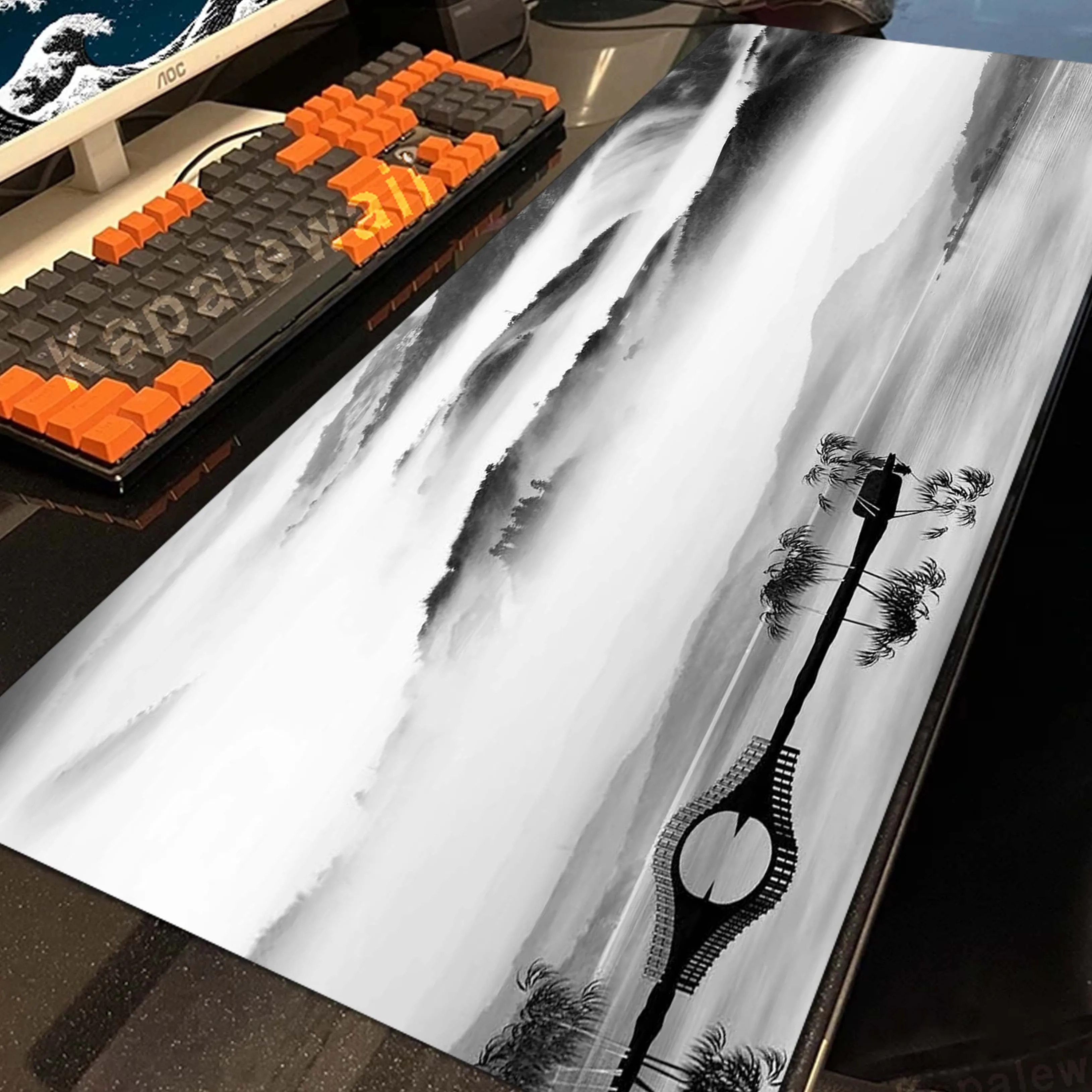 

Traditional Chinese Style Mouse Pad Office Mousepad Gaming Speed Keyboard Table Carpet Коврик Для Мыши Computer Gamer Desk Mat