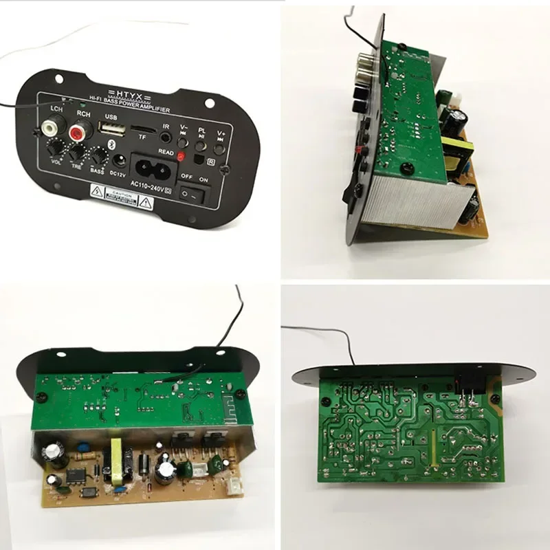 New 30W 220V Amplifier Board Audio Car Bluetooth Amplificador USB Dac FM Radio TF Player Subwoofer DIY Amplifiers for Car Home - 4