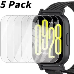 Premium 9H Tempered Glass Screen Protector - HD Clear Anti - Scratch Shield - Watch 5 Active (5PCS)