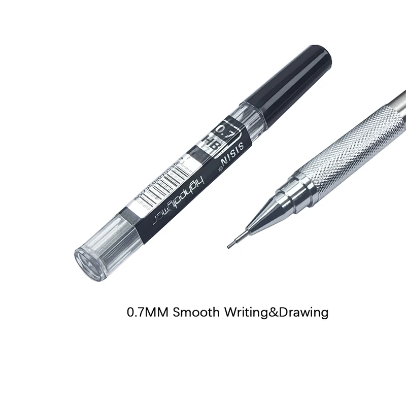 6Boxes Long 60mm Mechanical Pencil Lead 0.3 0.5 0.7 0.9 1.3 2.0mm HB Refills Leads Art Drawing Automatic Pencil Accessories 5