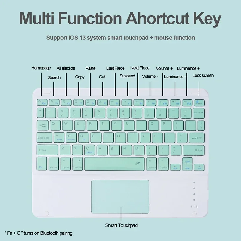 Versatile Keyboard Case with Protective Cover