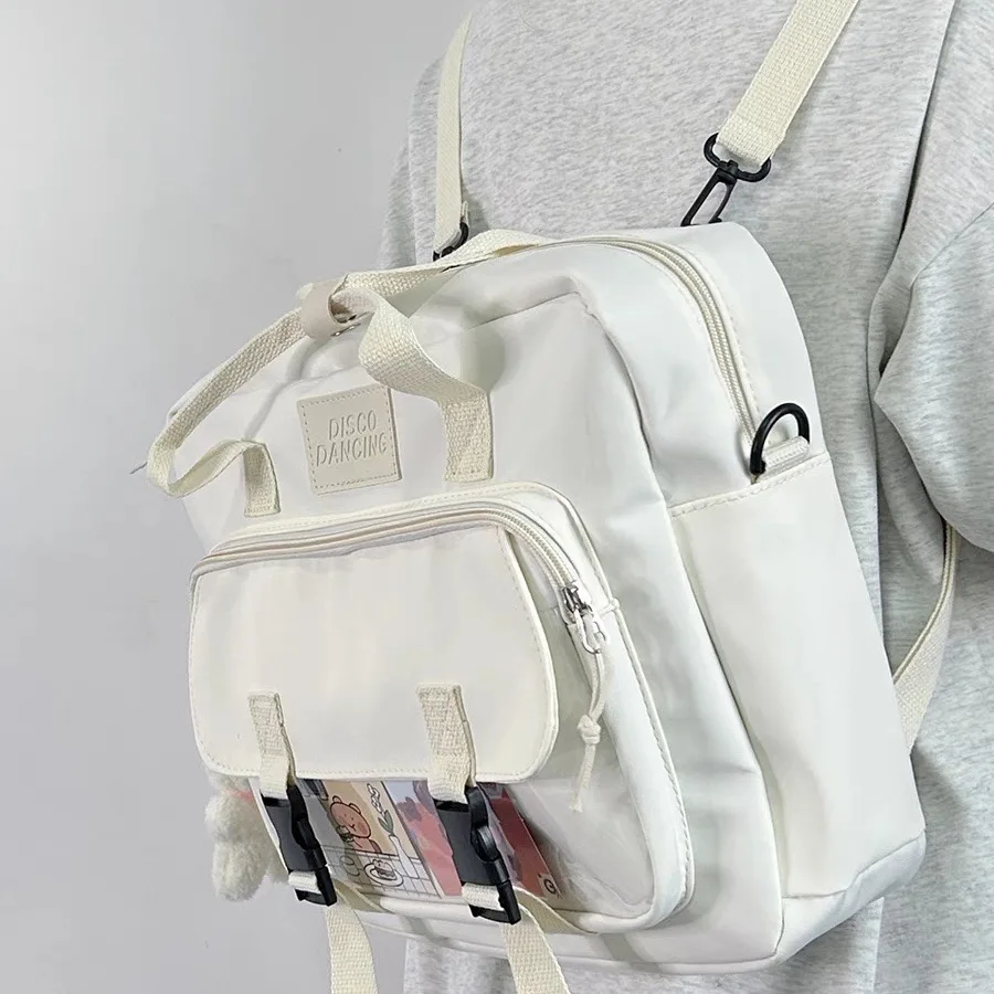 Neue kawaii Rucksack Frauen Nylon große Tasche transparente itabag Frauen Schult aschen für Teenager-Mädchen Einkaufstaschen Umhängetaschen Mädchen