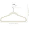 Pack of 10-Children's Velvet Non-Slip Hanger, Slim and Space Saving - 360° Swivel Hooks,Durable Junior Hanger 2