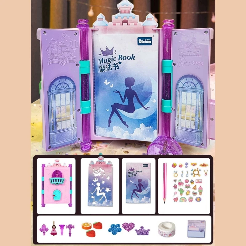 Mermaid Notebook Homicozy Bear Diary For Girls With Lock And Keys, Kids ...